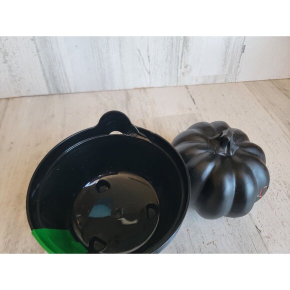 miniature Hocus pocus pumpkin cauldron basket Halloween set decor - Picture 7 of 8